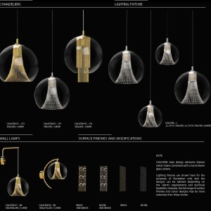 Lustra moderna Vision, design elegant CALICEM 02 – CH 193308 universul-luminii.ro