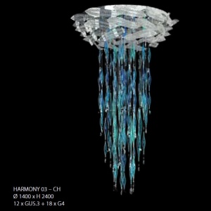 Lustra moderna Vision design LUX Cristal Bohemia Exclusive HARMONY 03 95498 universul-luminii.ro