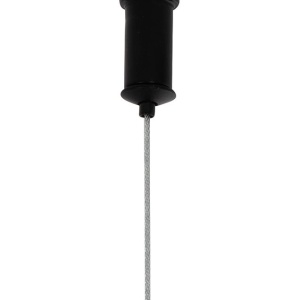 Lustra neagra inelara LED Range 120cm 597628 universul-luminii.ro