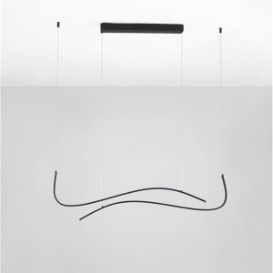 Lustra neagra liniara cu iluminat LED CCT BRIO 248238 universul-luminii.ro