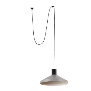Lustra/Pendul decorativ cu cablu si stecher KOMBO 400 gri
