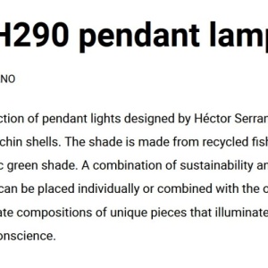 Lustra/ Pendul design decorativ MAR H29cm verde - Img 9