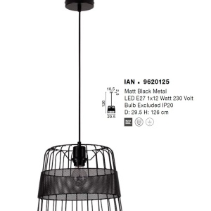 Lustra/Pendul design decorativ modern IAN 122308 universul-luminii.ro