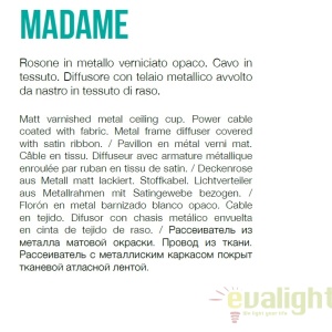 Lustra / Pendul design deosebit MADAME SP1 negru 174402 - Img 2