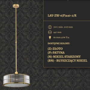 Lustra, Pendul design LUX realizat manual LAVONE 44cm 87728 universul-luminii.ro