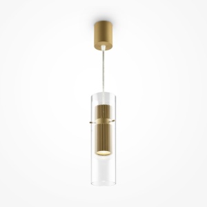Lustra, Pendul design minimalist modern Dynamics auriu mat - Img 6
