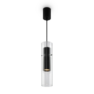 Lustra, Pendul design minimalist modern Dynamics negru - Img 1