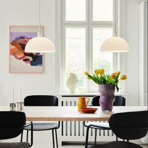 Lustra, Pendul design minimalist scandinav Ellen 30 Opal white 220818 universul-luminii.ro