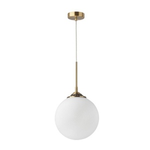 Lustra / Pendul design modern Athena alama/alb NVL-9191212 - Img 1
