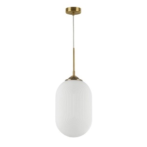 Lustra / Pendul design modern Athena II alama/alb NVL-9119112