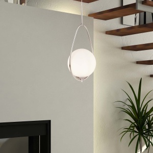 Lustra / Pendul design modern Avalon silver / opal 9171-1SS SRT - Img 2