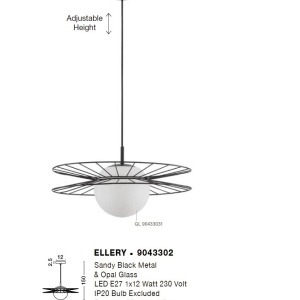 Lustra/Pendul design modern decorativ ELLERY 222688 universul-luminii.ro