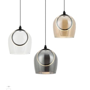 Lustra, Pendul design modern LED LIGHT sampanie 153358 universul-luminii.ro