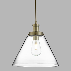 Lustra / Pendul design modern Pyramid alama antic / clar 3228AB SRT - Img 2