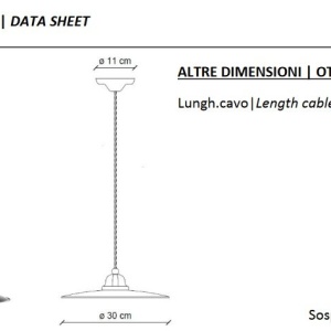 Lustra, Pendul design retro realizata manual B&W, diametru 30cm - Img 3