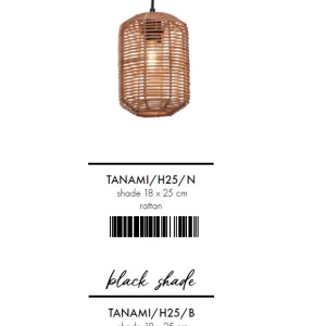 Lustra/Pendul eco din ratan Tanami tube S, nat 121498 universul-luminii.ro