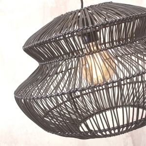 Lustra/Pendul eco din ratan Zanzibar round 40cm, bl 213938 universul-luminii.ro