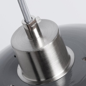 Lustra/ Pendul elegant cu abajur din bambus Saigon gri SAIGON/H/DG 56758 universul-luminii.ro