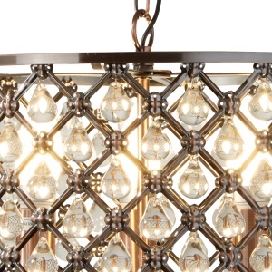 Lustra / Pendul elegant stil traditional Marquise cupru antic 7813-3CU SRT 173578 universul-luminii.ro
