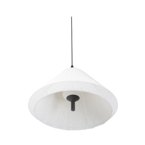 Lustra/Pendul iluminat exterior decorativ SAIGON cone T70 gri/crem