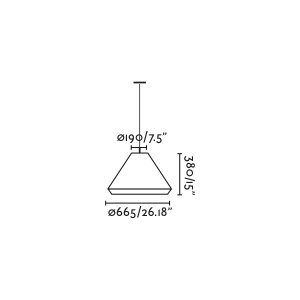 Lustra/Pendul iluminat exterior decorativ SAIGON cone W70 gri/bej 217648 universul-luminii.ro