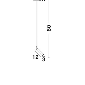 Lustra / Pendul LED cu spot directionabil design minimalist Sicily NVL-7140184 - Img 4