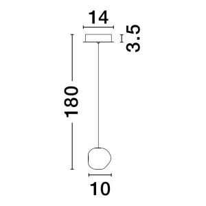 Lustra, Pendul LED design modern IFOS - Img 2