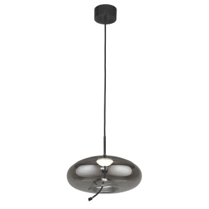 Lustra, Pendul LED design modern minimalist Lisbon fumuriu