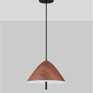 Lustra/Pendul LED design modern OROS lemn 158788 universul-luminii.ro