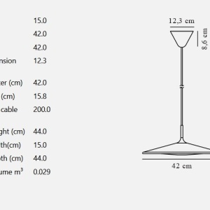 Lustra/Pendul LED design nordic Balance negru - Img 7