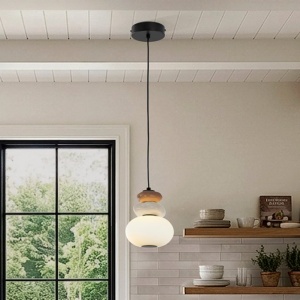 Lustra, Pendul LED din ceramica si sticla Mirta