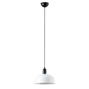Lustra/Pendul metal TATAWIN M negru, alb
