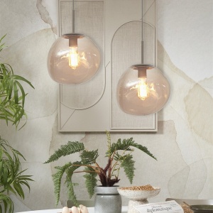 Lustra/Pendul modern design decorativ Helsinki boulder amber - Img 4