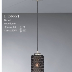 Lustra, Pendul modern design italian 10000 fumuriu 105248 universul-luminii.ro