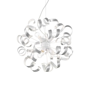 Lustra,Pendul modern diametru 53cm, VORTEX SP6 101613 argintiu - Img 5