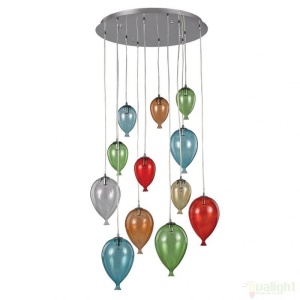Lustra, Pendul modern diametru 60cm CLOWN SP12 COLOR 100951
