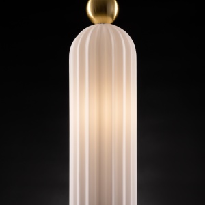 Lustra, Pendul modern in stil retro Antic Alb mat - Img 4