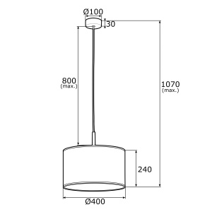 Lustra / Pendul modern KARIN alb 102998 universul-luminii.ro