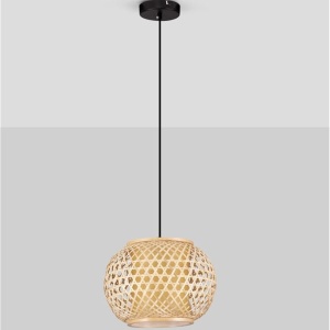 Lustra/Pendul ratan decorativ design natural ASMA 159258 universul-luminii.ro