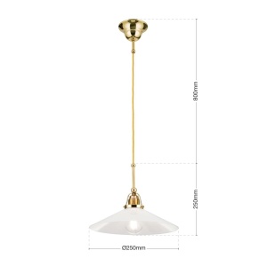 Lustra, Pendul realizat manual design rustic ARTDESIGN, alama lucioasa - Img 3
