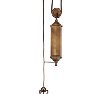 Lustra, Pendul rustic fabricat manual diametru 40cm Fiori di Pizzo 065.12.OC - Img 2