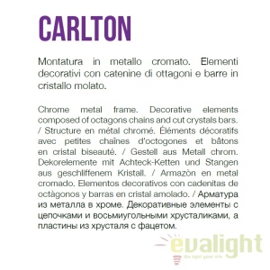Lustra / Plafoniera moderna design elegant CARLTON PL12 168937 51688 universul-luminii.ro