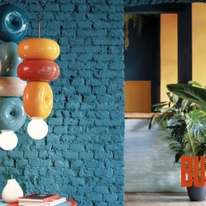 Lustra retro realizata manual din ceramica Bumbum - Img 6