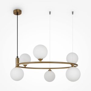 Lustra suspendata design circular RING alama 118688 universul-luminii.ro