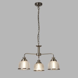 Lustra suspendata design clasic Bistro II 3L alama antique 1683-3AB SRT - Img 2