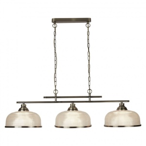 Lustra suspendata design clasic Bistro II 3L alama antique 3593-3AB SRT