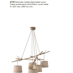 Lustra suspendata design decorativ SABINA 5L 139288 universul-luminii.ro