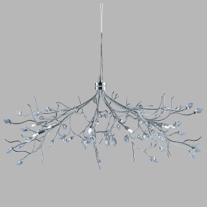 Lustra suspendata design floral Willow 8110-10CC SRT 73658 universul-luminii.ro