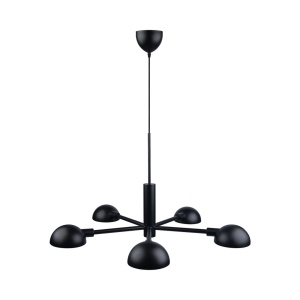 Lustra suspendata design modern Nomi negru 117868 universul-luminii.ro