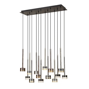 Lustra suspendata design modern TONIC 14L multicolor - Img 1